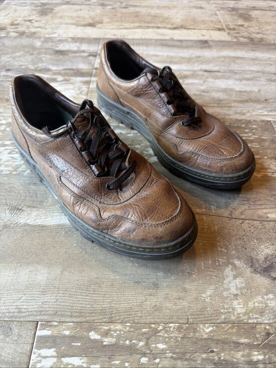 MEPHISTO Match Run-Off Brown Walking Comfort Air-Jet Shoes Men’s 8